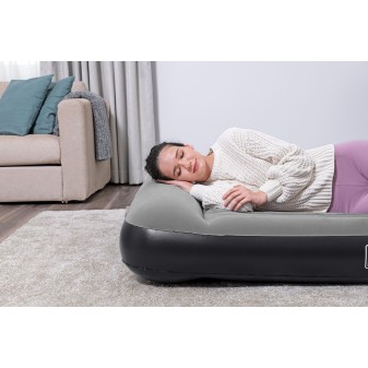 Matelas gonflable 2 places 203 x 152 x 30 cm pompe électrique intégrée