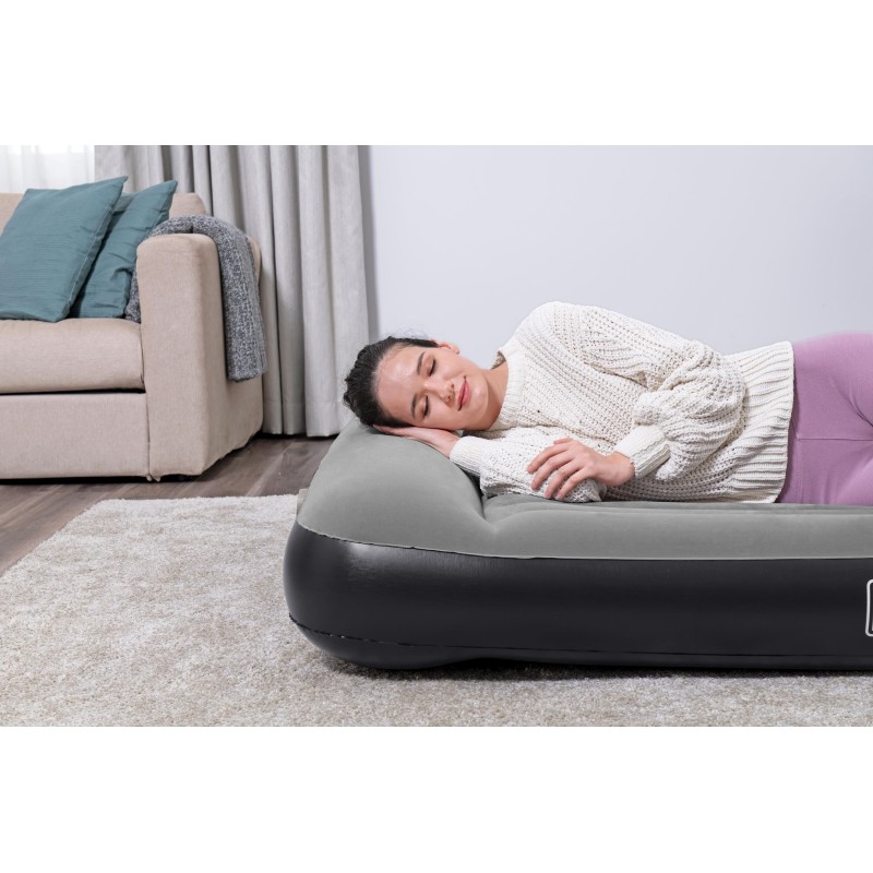 Matelas gonflable 2 places 203 x 152 x 30 cm pompe électrique intégrée