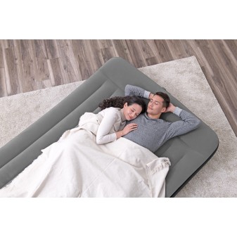 Matelas gonflable 2 places 203 x 152 x 30 cm pompe électrique intégrée