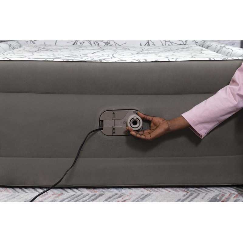 Lit gonflable 2 places 203x152x46 cm avec pompe électrique intégrée