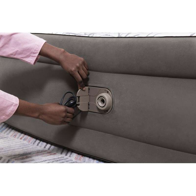 Lit gonflable 2 places 203x152x46 cm avec pompe électrique intégrée