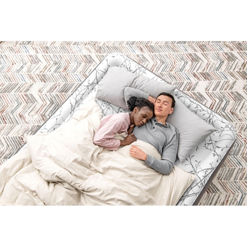 Lit gonflable 2 places 203x152x46 cm avec pompe électrique intégrée