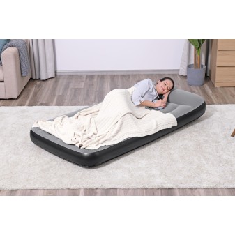 Matelas gonflable 1 personne 188 x 99 x 30 cm pompe électrique intégrée