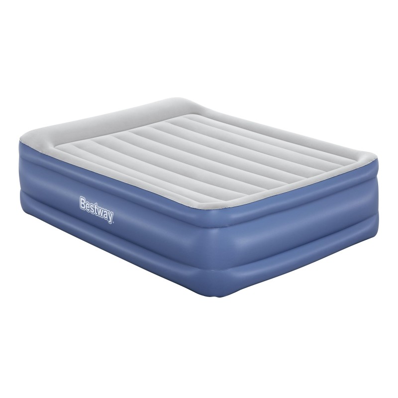 Lit gonflable 2 places Tritech pompe électrique intégrée 203x152x56cm