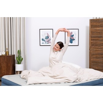 Lit gonflable 2 places 203 x 152 x 46 cm pompe électrique AlwayzAire