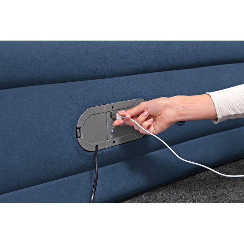 Lit gonflable 2 places 203 x 152 x 46 cm pompe électrique AlwayzAire