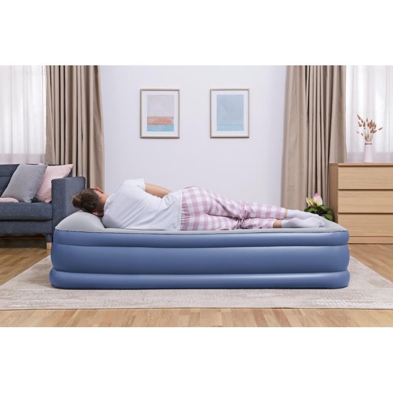 Lit gonflable 1 place 191 x 97 x 46 cm avec pompe électrique intégrée