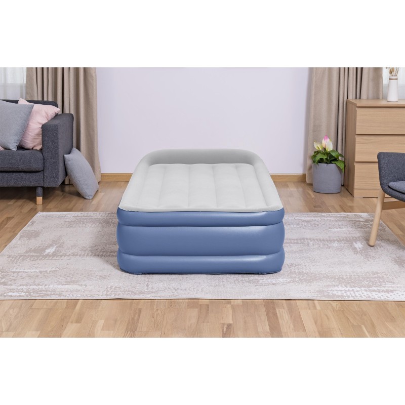 Lit gonflable 1 place 191 x 97 x 46 cm avec pompe électrique intégrée