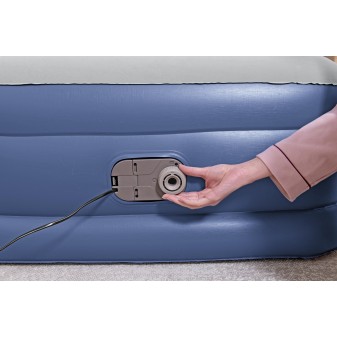 Lit gonflable 1 place 191 x 97 x 46 cm avec pompe électrique intégrée