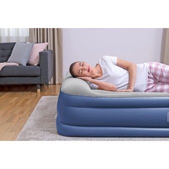 Lit gonflable 2 places 203 x 152 x 46cm avec pompe électrique intégrée