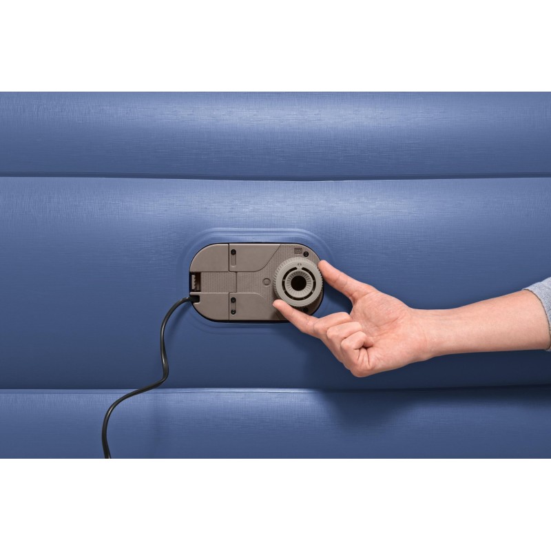 Lit gonflable 2 places Tritech pompe électrique intégrée 203x152x61cm