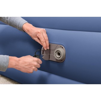 Lit gonflable 2 places Tritech pompe électrique intégrée 203x152x61cm