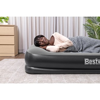 Lit gonflable 1 place 191 x 97 x 36 cm avec pompe électrique intégrée