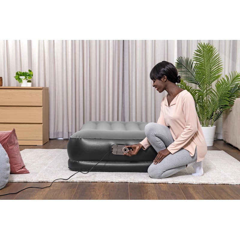 Lit gonflable 1 place 191 x 97 x 36 cm avec pompe électrique intégrée