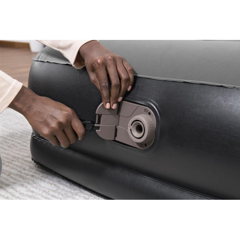 Lit gonflable 1 place 191 x 97 x 36 cm avec pompe électrique intégrée