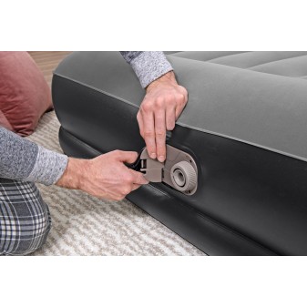 Lit gonflable 2 places 203x152x36cm avec pompe électrique intégrée Lit gonflable 2 places 203x152x36cm avec pompe électrique intégrée