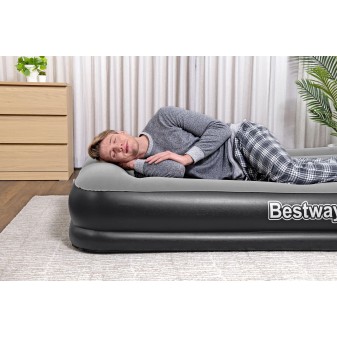 Lit gonflable 2 places 203x152x36cm avec pompe électrique intégrée Lit gonflable 2 places 203x152x36cm avec pompe électrique intégrée