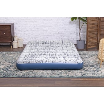 Lit gonflable 2 places 203 x 152 x 30cm avec pompe électrique intégrée