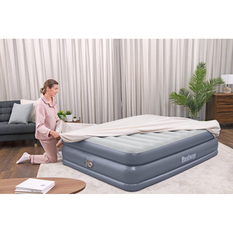 Lit gonflable 2 places QuadComfort pompe électrique intégrée 203x152x51cm