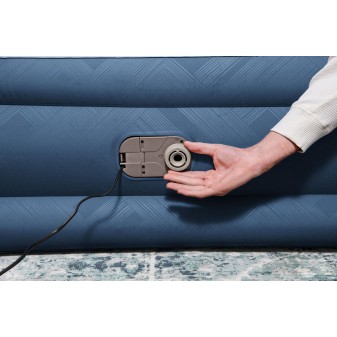 Lit gonflable 2 places 203x152x46cm avec pompe électrique intégrée