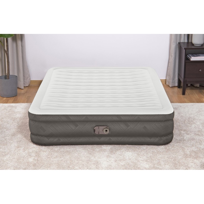 Lit gonflable 2 places 203 x 152 x 36 cm pompe électrique intégrée