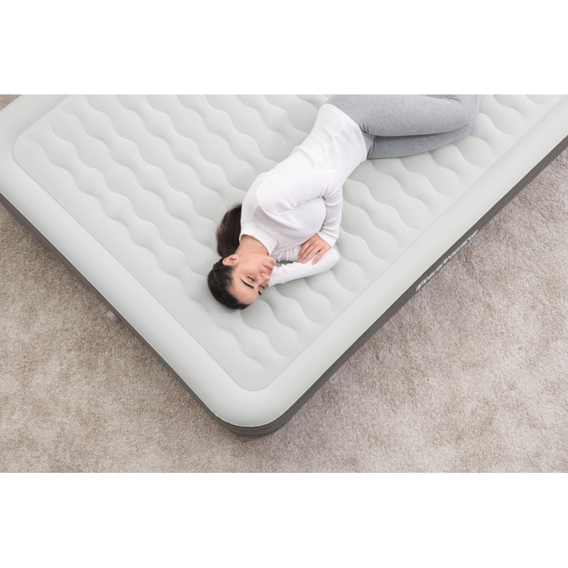 Lit gonflable 2 places 203 x 152 x 36 cm pompe électrique intégrée