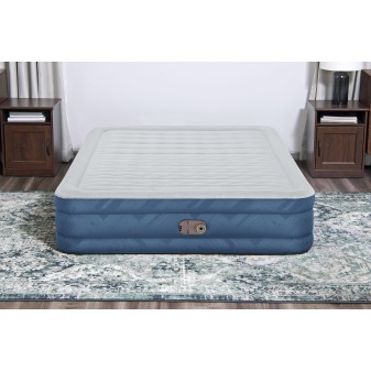 Lit gonflable 2 places 203 x 152 x 36 cm avec pompe électrique intégrée