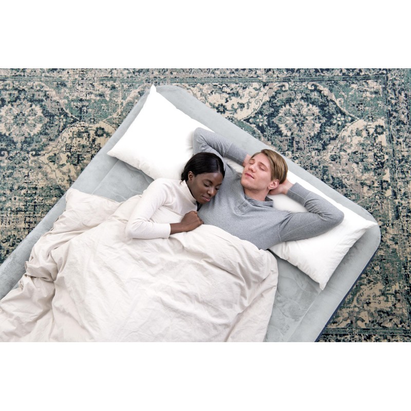 Lit gonflable 2 places 203 x 152 x 36 cm avec pompe électrique intégrée