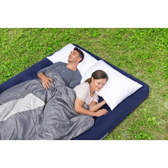 Matelas gonflable camping 2 places 203 x 152 x 22 cm