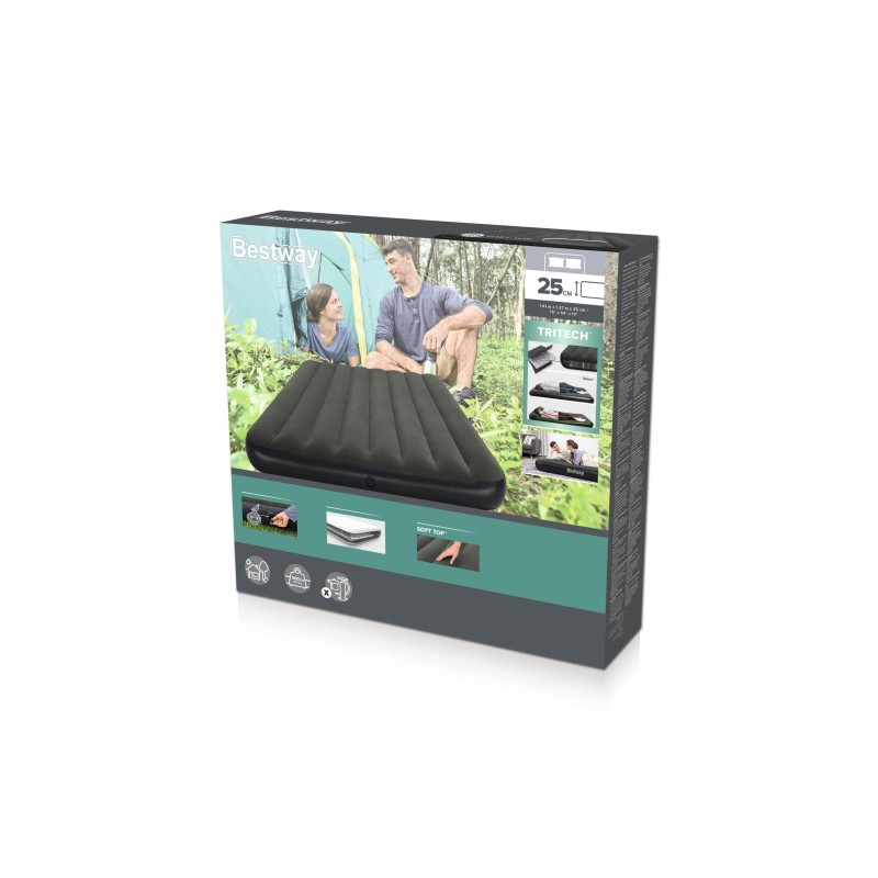 Matelas gonflable 2 places 191 x 137 x 25 cm