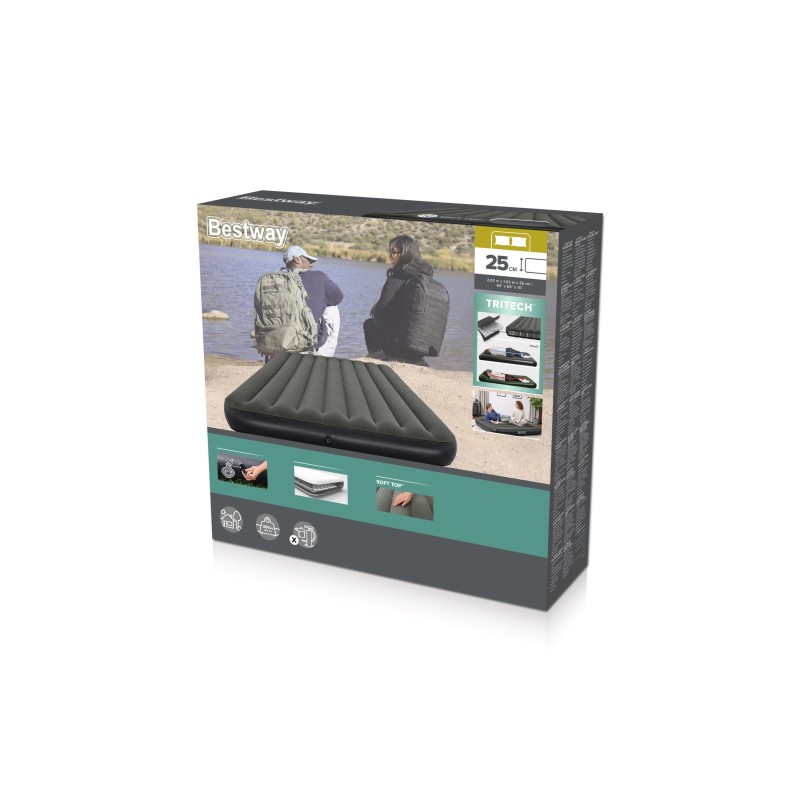 Matelas gonflable 2 places 203 x 152 x 25 cm