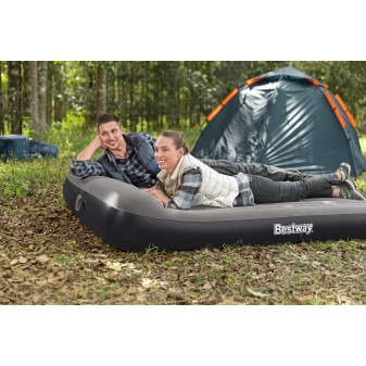 Matelas gonflable 2 places avec pompe électrique USB intégrée Matelas gonflable 2 places avec pompe électrique USB intégrée