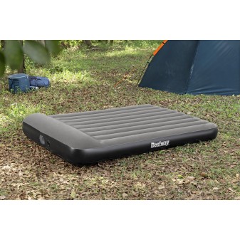 Matelas gonflable 2 places avec pompe électrique USB intégrée Matelas gonflable 2 places avec pompe électrique USB intégrée