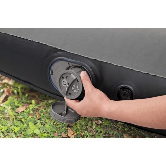 Matelas gonflable 2 places avec pompe électrique USB intégrée Matelas gonflable 2 places avec pompe électrique USB intégrée