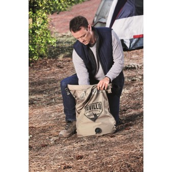 Matelas gonflable camping 1 place 188 x 99 x 22cm avec sac de gonflage