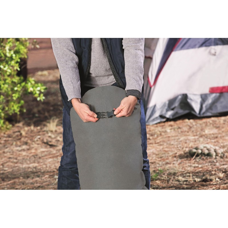 Matelas gonflable camping 1 place 188 x 99 x 22cm avec sac de gonflage