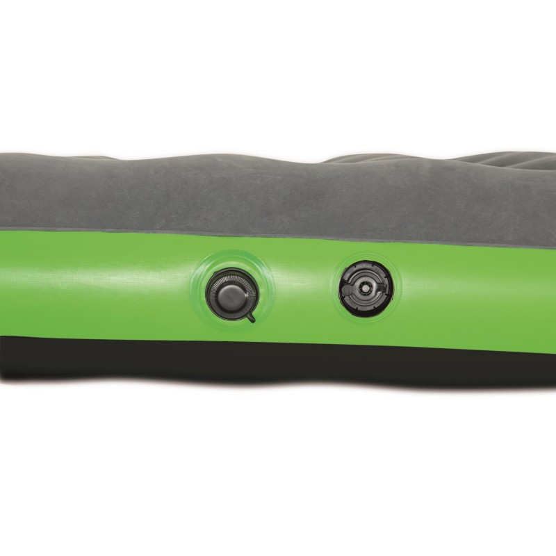 Matelas gonflable camping 1 place 188 x 99 x 22cm avec sac de gonflage