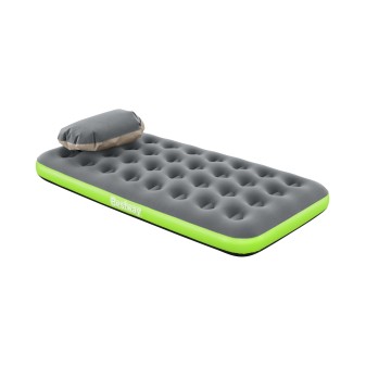 Matelas de camping gonflable 1 place 188x99x22cm avec sac de gonflage