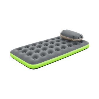 Matelas de camping gonflable 1 place 188x99x22cm avec sac de gonflage