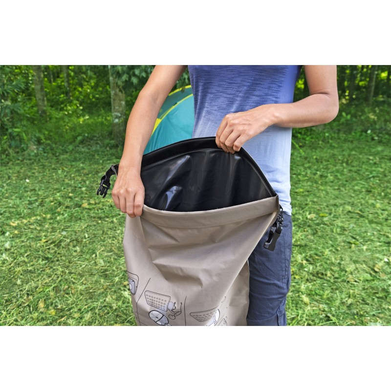 Matelas de camping gonflable 1 place 188x99x22cm avec sac de gonflage