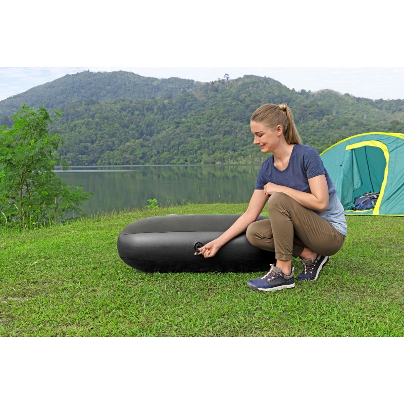 Matelas gonflable camping 1 place 188 x 99 x 30 cm