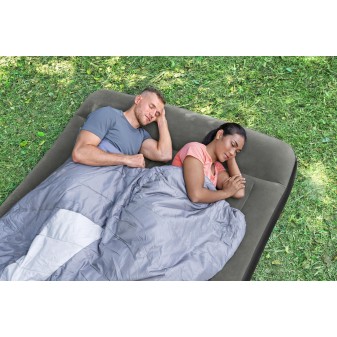 Matelas gonflable 2 personnes 203 x 152 x 30 cm pompe à piles