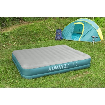 Matelas gonflable 2 personnes 203 x 152 x 36 cm pompe électrique AlwayzAire
