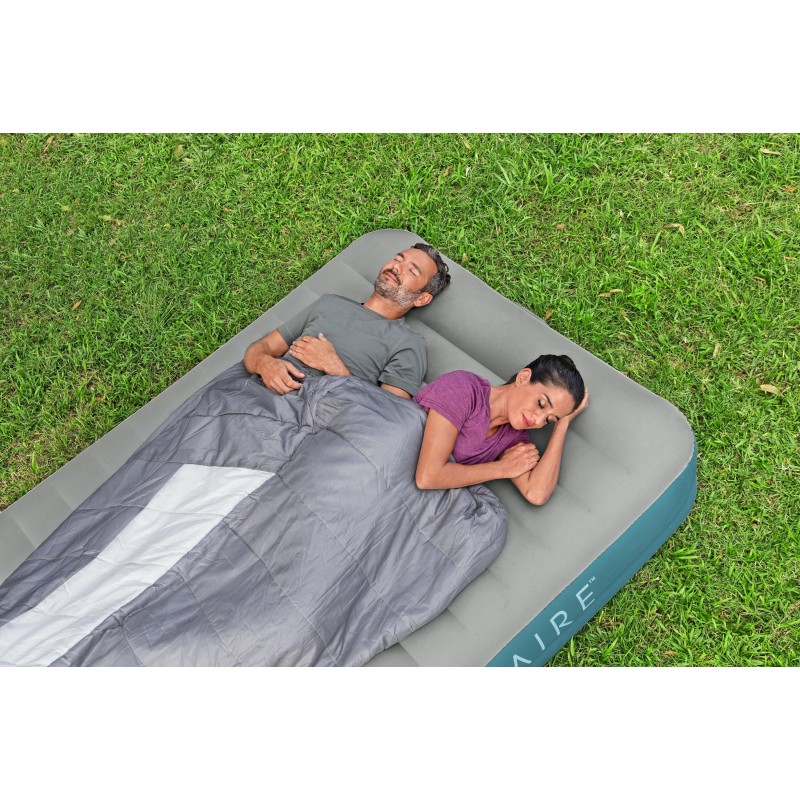 Matelas gonflable 2 places 203x152x36 cm pompe électrique AlwayzAire
