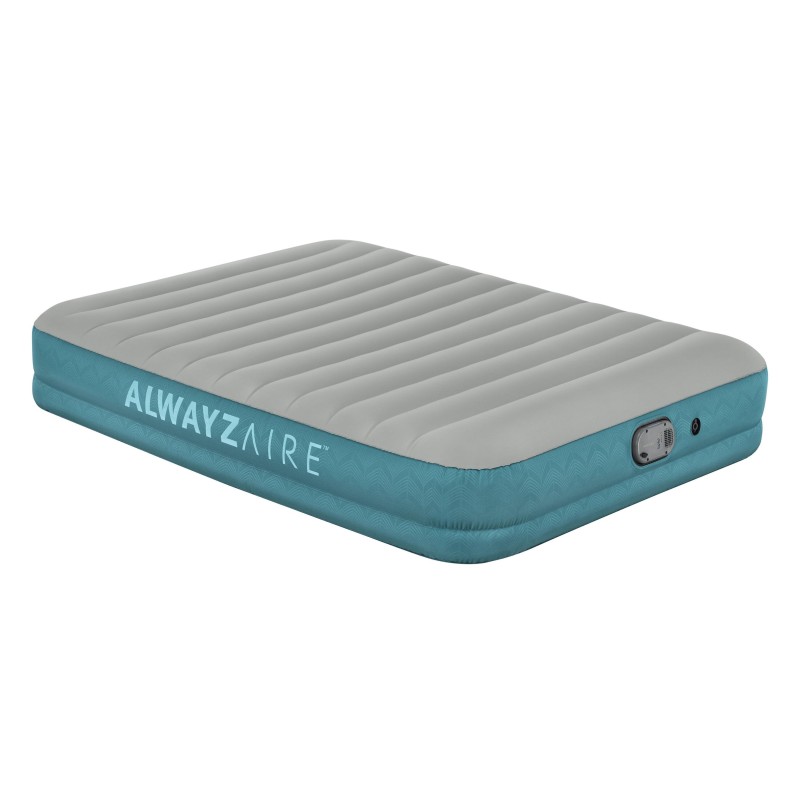 Matelas gonflable 2 places 203x152x36 cm pompe électrique AlwayzAire