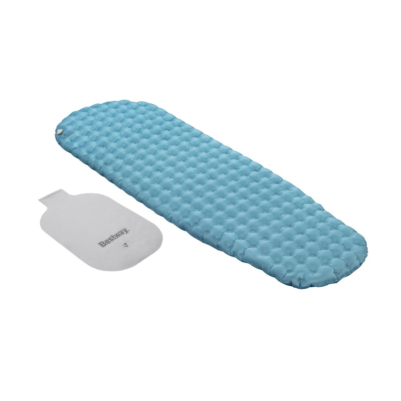 Matelas gonflable de trekking 183 x 63.5 x 7.5 cm avec gonfleur