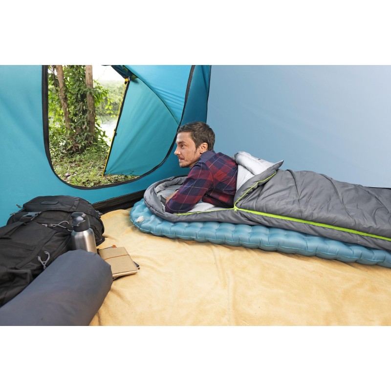 Matelas gonflable de trekking 183 x 63.5 x 7.5 cm avec gonfleur