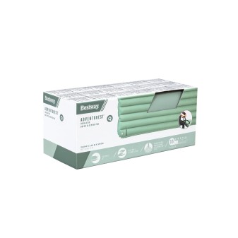 Matelas gonflable de trekking 2 places 203 x 142 x 15 cm avec gonfleur Matelas gonflable de trekking 2 places 203 x 142 x 15 cm avec gonfleur