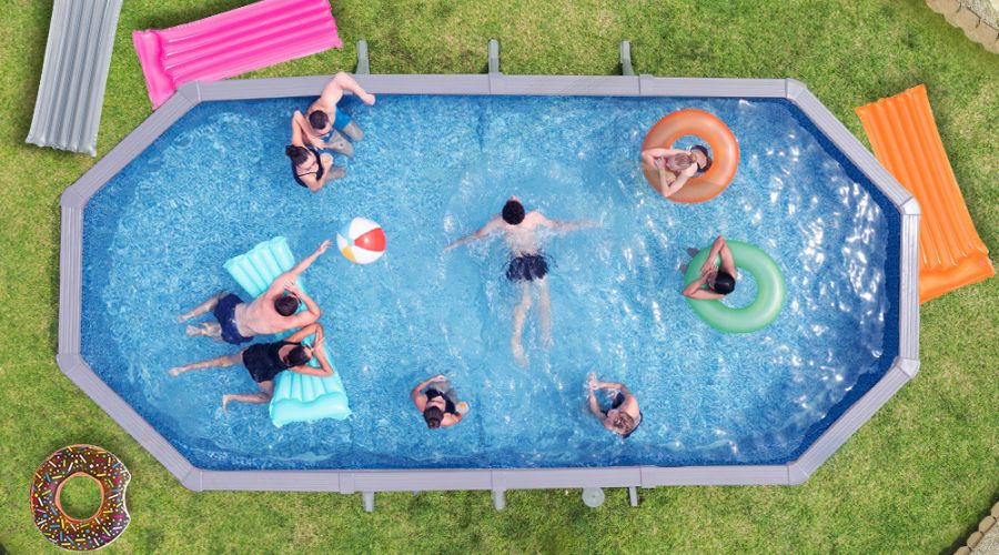 Piscine hors sol assuré