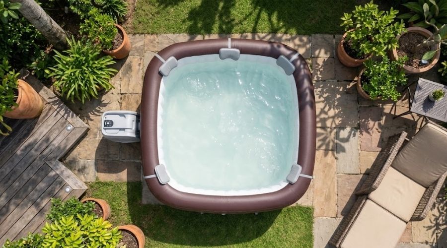 Eau spa gonflable